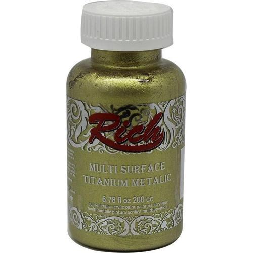 Multi Surface Titanium Metalik Boya 200 cc. 2518 BEYAZ ALTIN