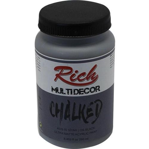 Multi Decor Chalked Akrilik Boya 250 cc. 4576 İS SİYAHI