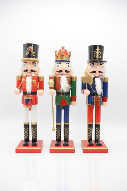 Premium Collection 38 cm Dekoratif Kurşun Asker Yılbaşı Süs