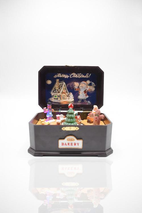 Premium Collection Dekoratif Müzik Kutusu Yılbaşı Temalı