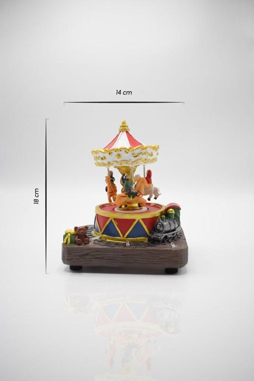 Premium Collection Yılbaşı Süsü Atlıkarınca 3