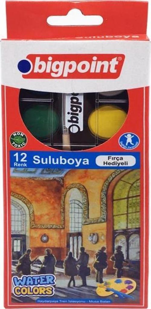 12'li Sulu Boya Seti