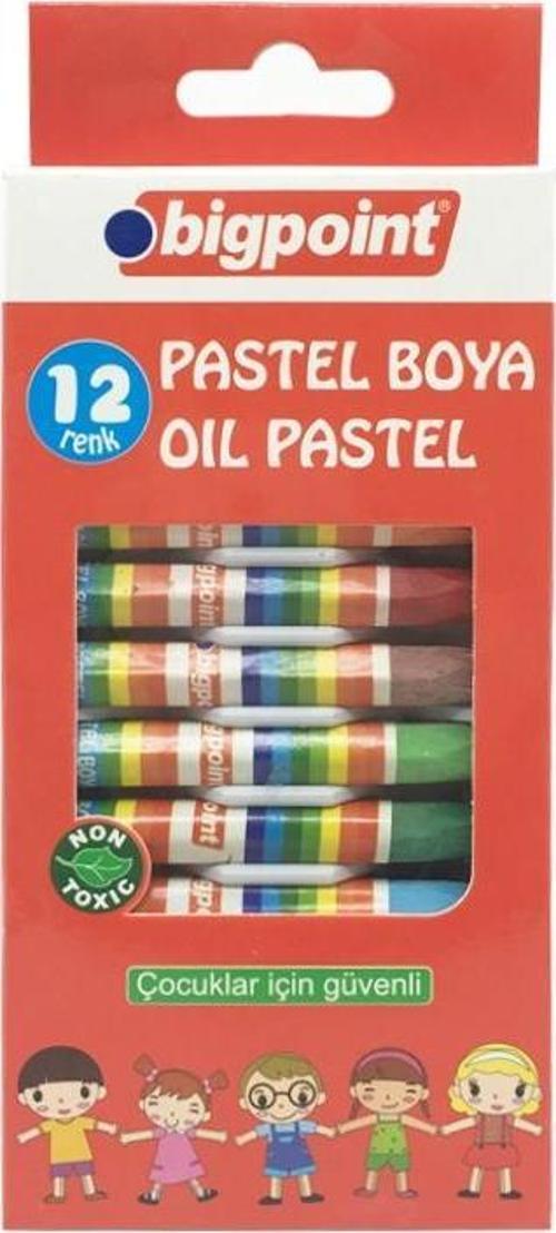 12'li Yağlı Pastel Boya Seti