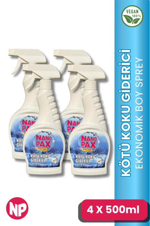 KÖTÜ KOKU GİDERİCİ SIVI SPREY 4 X 500 ML