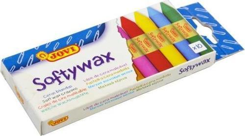 Softwax 10 Renk Yumuşak Mum Boya