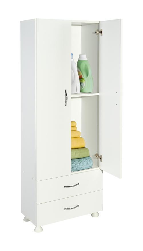 2 Kapaklı 2 Çekmeceli Dolap