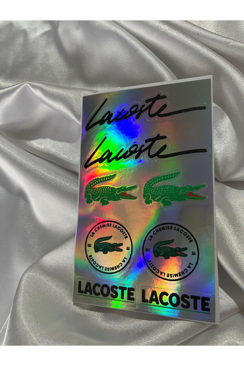 Lacos Kelebek Cam Hologram Sticker Yeni Seri