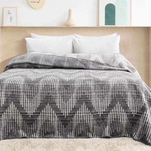 Home Bloom ÇK Battaniye 200x220 Cm 1 Parça-Gri