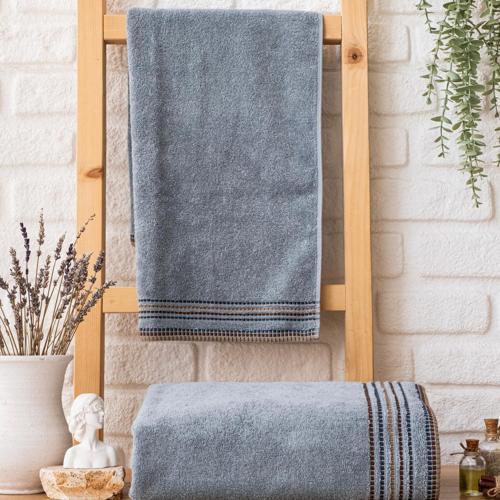 Home Rosy Armürlü Havlu 50x90 Cm 1 Parça-İndigo