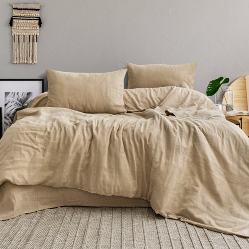 Home Etamine Pamuk ÇK Nevresim Takımı 4 Parça-Cappuccino