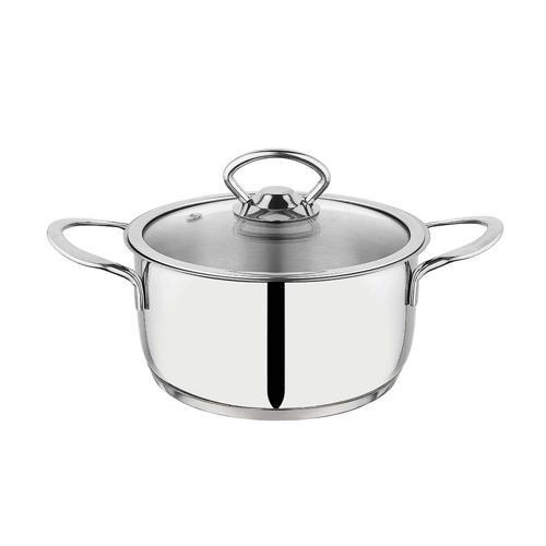 Micro Mini Derin Çelik Tencere 14 Cm 2 Parça