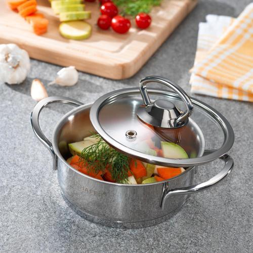 Micro Mini Basık Çelik Tencere 12 Cm 2 Parça