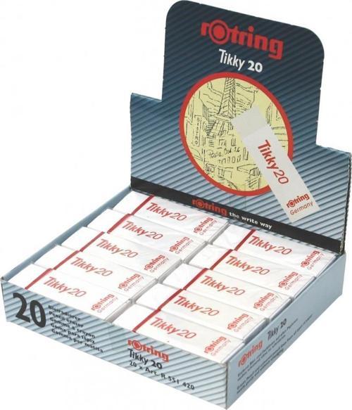 S0195831 Kurşun Kalem Silgisi Tikky 20 Li (1 Paket 20 Adet)