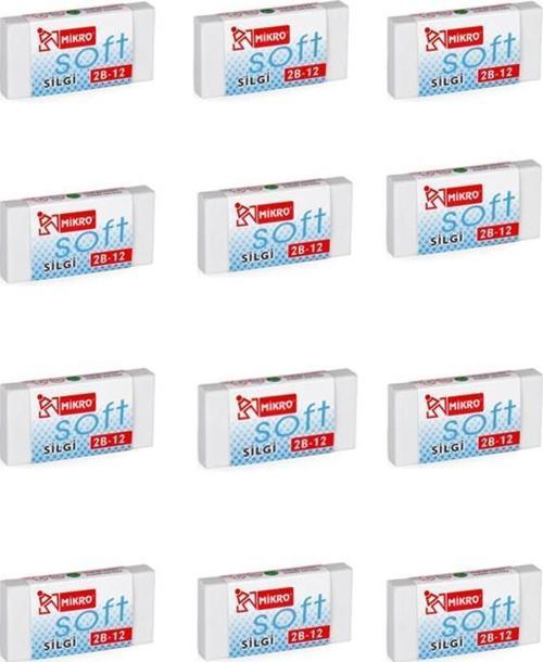Soft 2B-12 Silgi – 12’li Set