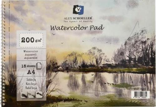Watercolor Pad Suluboya Defteri A4 200 gr