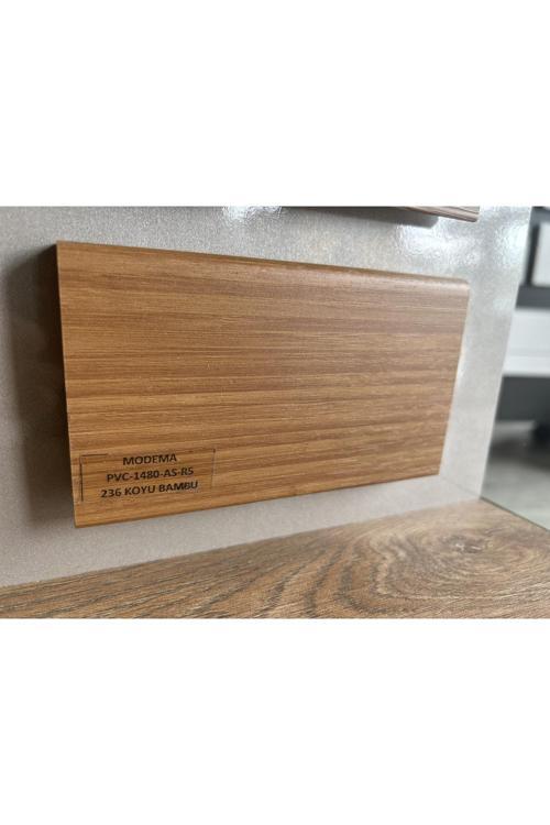 Modema 8Cm Renkli Bambu Pvc Kaplama Parke Süpürgelik Modelleri