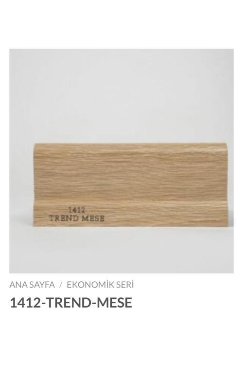 5 Adet 12.5 Mt 6Cm Laminat Süpürgelik Modeli 1412 Trent Meşe Finiş Folyo Kaplama