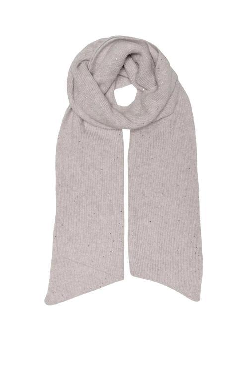 Kadın Onlsola Simli ve Pul Detaylı Yün Atkı 15349813 Taş