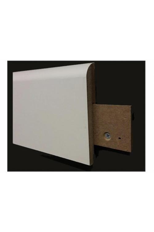 24,4 Mt Yalı Serisi Saten Beyaz Pvc Kaplama Parke Süpürgeligi T8