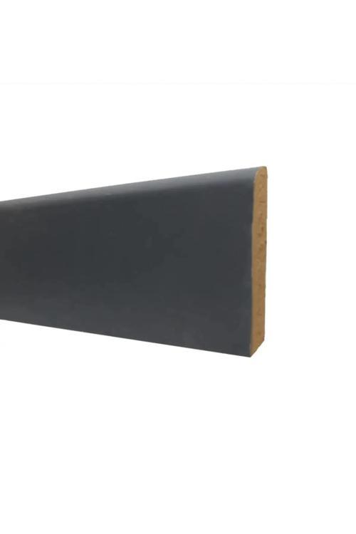 12.5 Mt 8 Cm Antrasit Gri Düz Model Laminat Parke Süpürgelik Modeli Folyo Kaplama