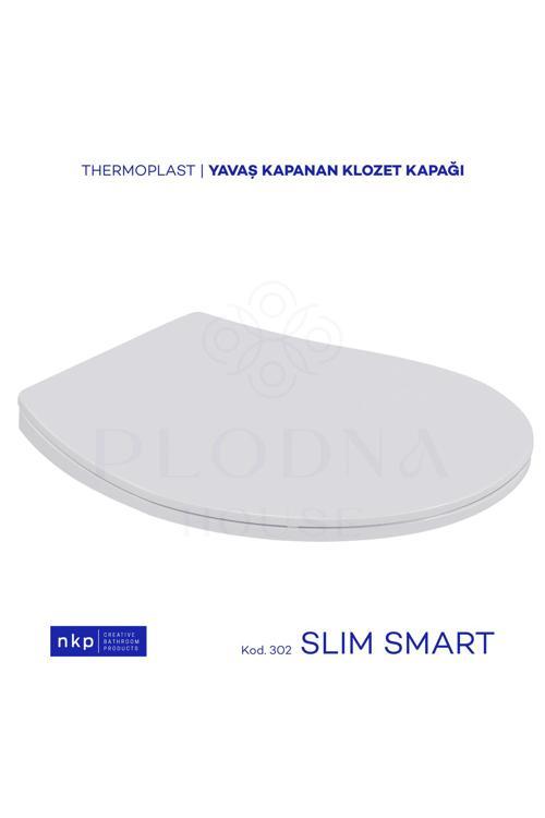 Slim Smart Oval Form C Model Yavaş Kapanan Klozet Kapağı Üstten Sıkmalı Menteşeli