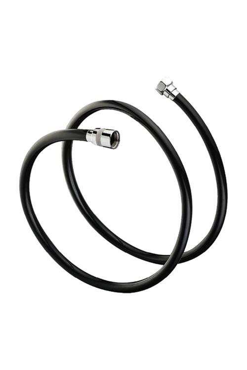 Siyah 150 Cm Pvc Banyo Duş Hortumu – G1/2 Uyumlu, Sızdırmaz, Dayanıklı