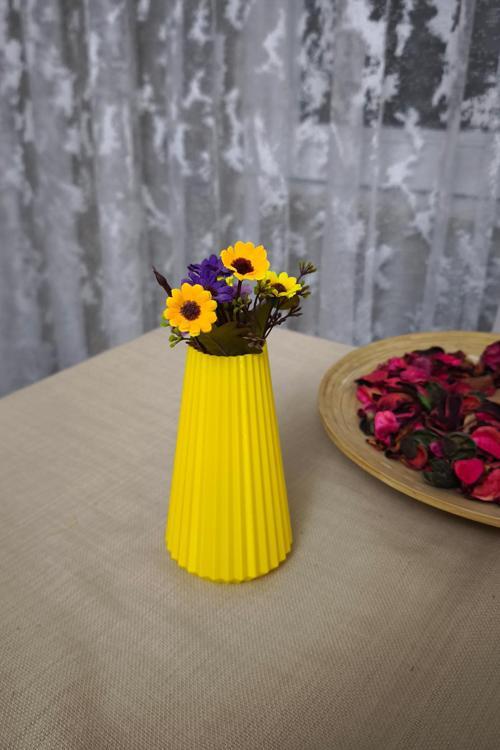 Bohem Tarz İskandinav Mini Vazo 3D Plastik 1 Adet