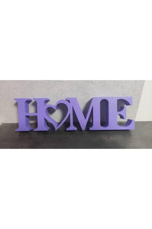 Home Yazılı Dekoratif Biblo Masaüstü Dekor Plastik 22X6Cm