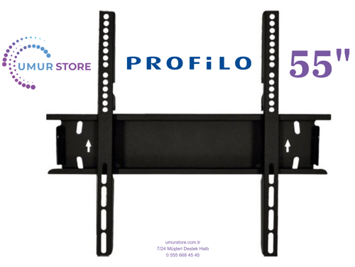 Profilo 55PA535ESG 55" 140 Ekran Uyumlu Lcd Led TV Sabit Duvar Askı Aparatı