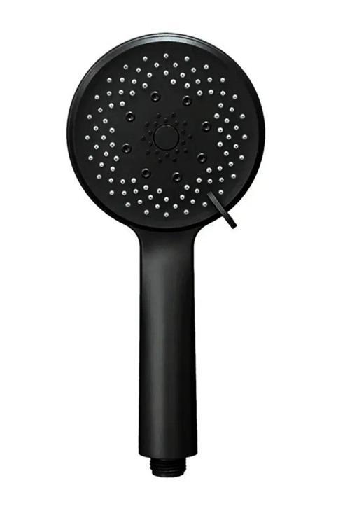 Siyah 5 Fonksiyonlu Yüksek Tayzikli Duş Başlığı