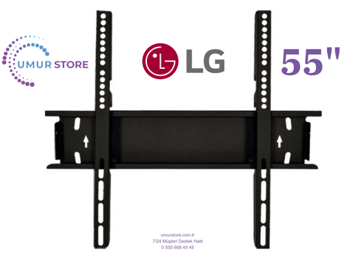 LG Nanocell 55nano81t6a 4k Ultra Hd 55" 140 Ekran Uyumlu Lcd Led TV Sabit Duvar Askı Aparatı