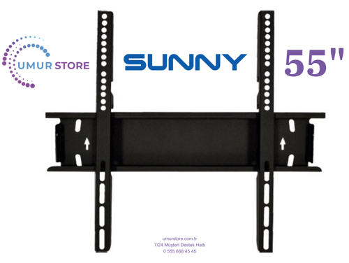 Sunny 55'' 136 Ekran SN55FMN252 Uyumlu Lcd Led TV Sabit Duvar Askı Aparatı