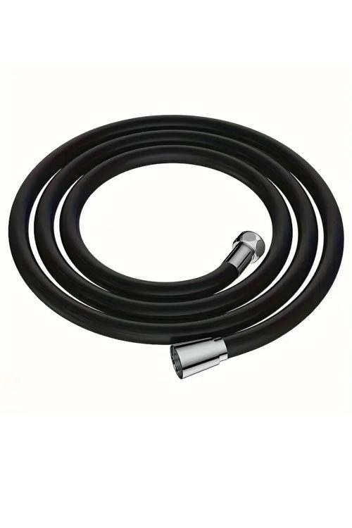 Banyo Duş Hortumu Siyah 150Cm Pvc Esnek Dayanıklı