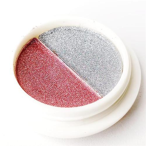 Çift renkli krom tırnak tozu - ayna efekti Renk № 04