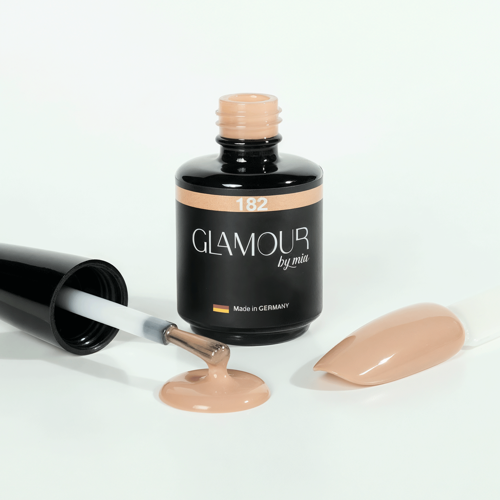 Glamour Koyu Ekru Rengi Kalıcı Oje 182 TPO FREE