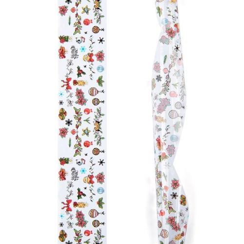 Folyo tırnak tasarım 1metre Yılbaşı 10