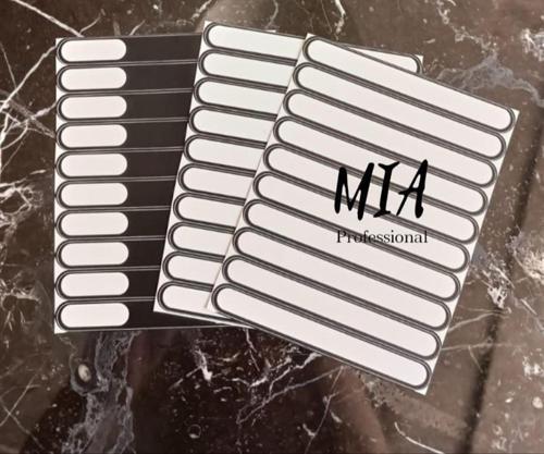 Kartela  için stiker beyaz 10 adet