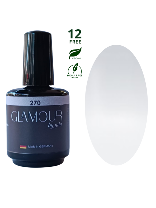 Glamour Rakı Beyazı Kalıcı Oje 270 TPO FREE