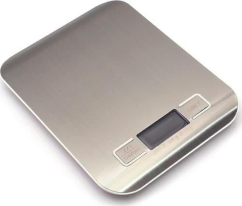 1gr -5 Kg Kapasiteli Dijital Led Ekranlı Metalik Hassas Elektronik Mutfak Terazisi