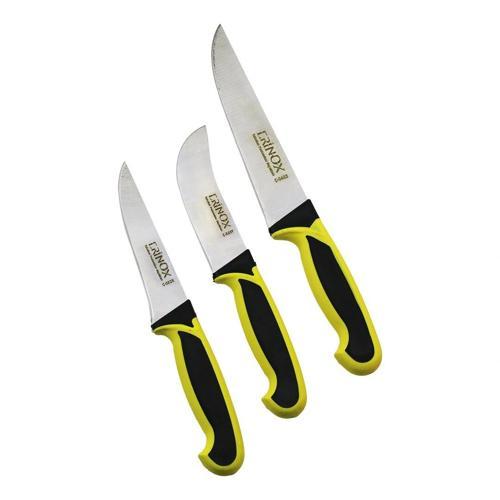 3pcs Kurban Bıçak Seti Ç-032k--ç-320y--ç-0403 Kemik Sıyırma- Deri Soyma=yüzme- Kurban Bıçak Brkt-092