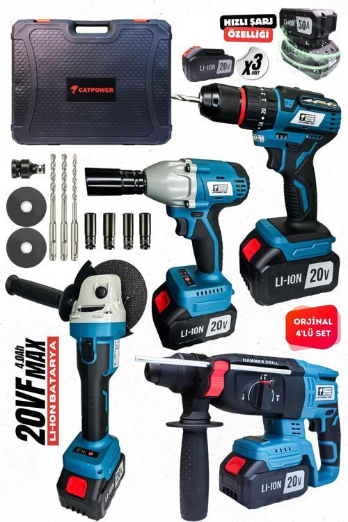 Kömürsüz Motor Akülü 4'Lü Set: Güçlü Performans, Maksimum Konfor