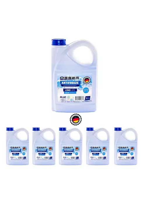 Antifriz 3 LT Mavi -37 Derece 6'Lı Avantaj Paket (Üretim Yılı 2024)