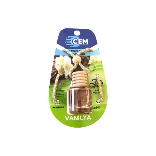 CAR CARE Cam Fanus Vanilya 8 ml Ayna Kokusu