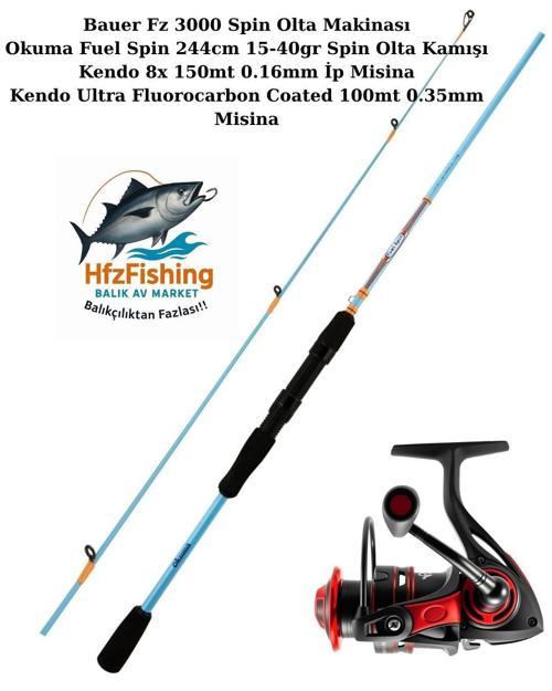 FZ 3000 - Okuma Fuel Spin 244cm Spin Olta Takımı