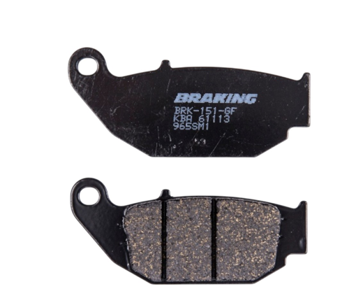 HONDA CBR 125 R ARKA FREN BALATASI YARI METALİK BRAKING 965SM1