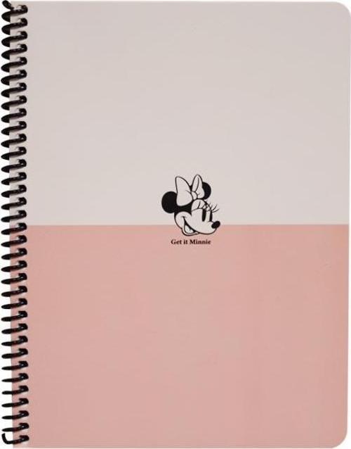 Disney Get it Minnie Çizgili Defter 16,5x22,5 80 Yaprak
