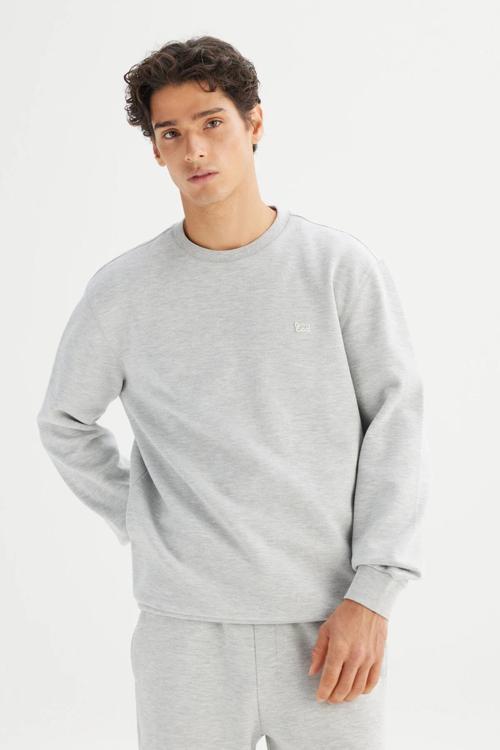 Erkek Baskılı Sweatshirt L252030836