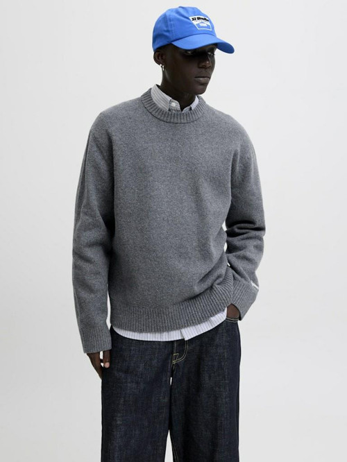 Jack Jones Norrebro Bisiklet Yaka Loose Fit Erkek Kazak 12282728