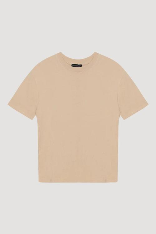 Bisiklet Yaka Düz Kadın T-shirt 25YTSH00186