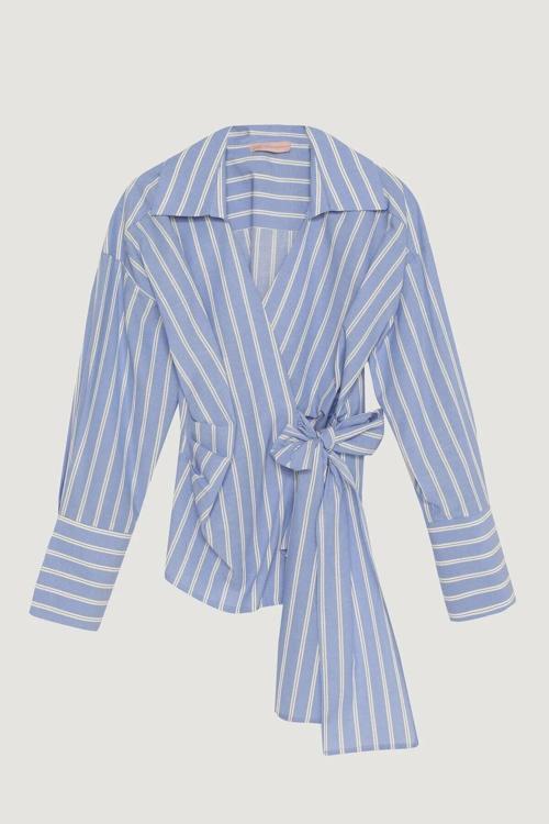 Önü Bağlama Detaylı Bluz 25YBLZ00476